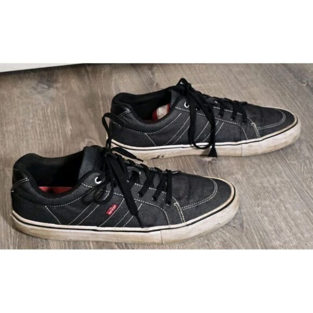 Levi's Men's Turner Black Denim Lace-up Sneakers Size 12